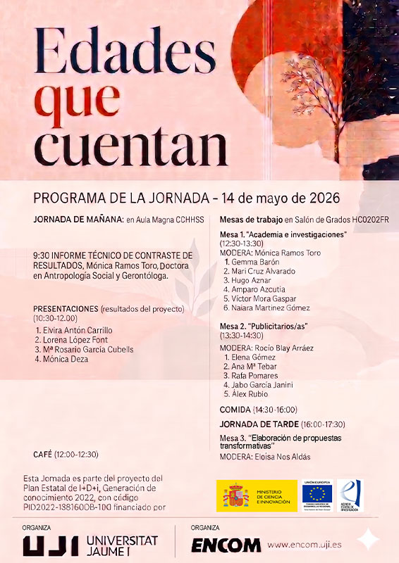 Jornada: Edades que cuentan, UJI, Castellón