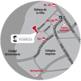 Dehesa de la Villa Campus map