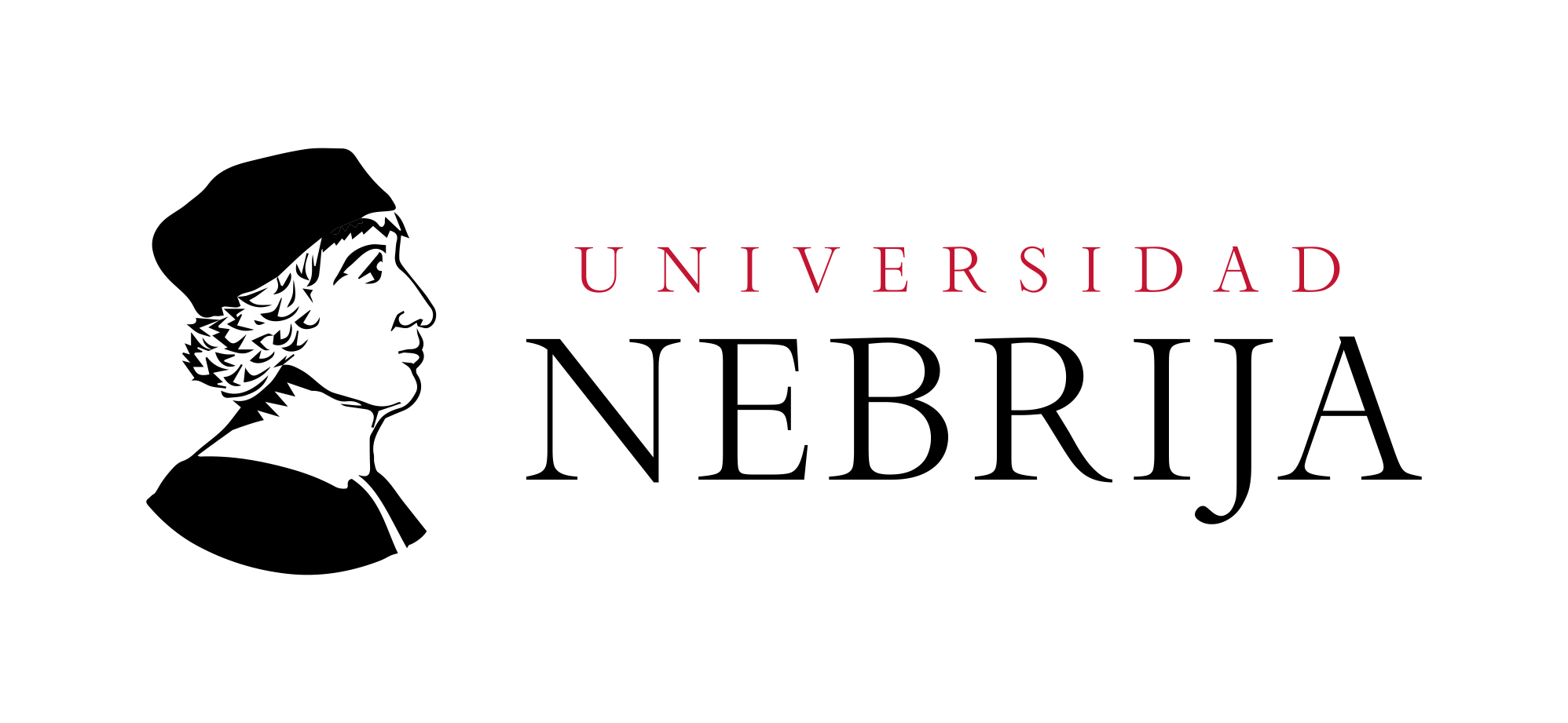 Logotipo de la Universidad Nebrija. Universidad privada. Madrid.