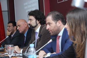 Daban Shadala, representante del Gobierno Regional Kurdo de Irak en España (segundo por la derecha)