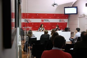 Marta Perlado, decana de la Facultad de Ciencias de la Comunicación de la Universidad Nebrija, y Concha Wert, gerente de Club de Creativos