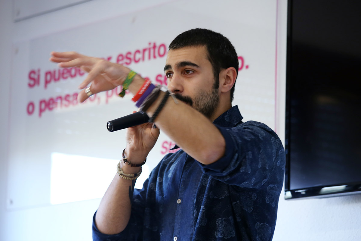 Masterclass del rapero y poeta Rayden en la Universidad Nebrija