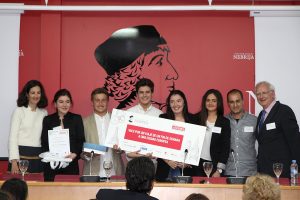 Ganadores del XVIII Premio Jóvenes Emprendedores de la Universidad Nebrija.