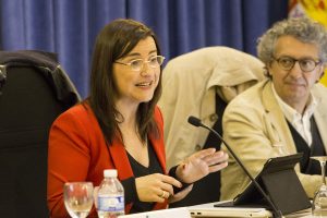 Pilar Bernal, reportera de informativos Tele5 y profesora de la Universidad Nebrija.