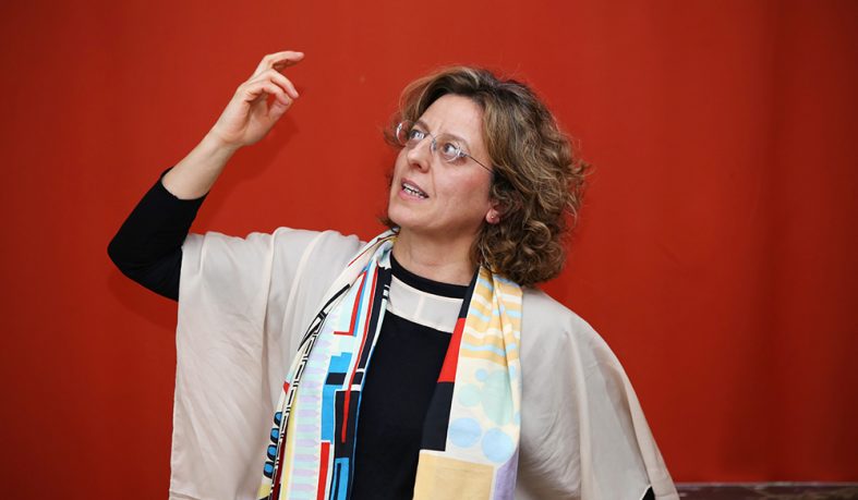 Encuentro en la Universidad Nebrija con Elena Martín, responsable del departamento de Conservación del Museo Jorge Oteiza.