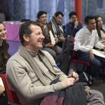 Carlos García Hirschfeld, periodista, productor de televisión y profesor de la facultad.