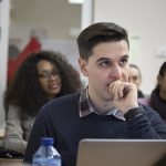 Irene G Punto, poeta, periodista y profesora de Escritura Creativa, impartió una masterclass con motivo del XIII Certamen Literario de Relato Breve Alonso Zamora Vicente.