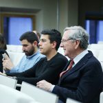 El arquitecto Rafael Moneo acudió a la conferencia organizada por la Universidad Nebrija