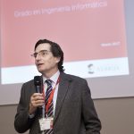 Jordi Viñolas, director de la Escuela Politécnica Superior y Escuela de Arquitectura, presentó la jornada.