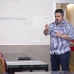 El periodista Jalis de la Serna, en la Universidad Nebrija