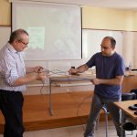 El divulgador científico Javier Fernández Panadero, en la Universidad Nebrija