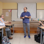El divulgador científico Javier Fernández Panadero, en la Universidad Nebrija
