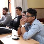 El divulgador científico Javier Fernández Panadero, en la Universidad Nebrija