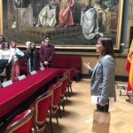 Los alumnos de Comunicación Corporativa, Protocolo y Organización de Eventos en su visita al Senado