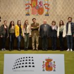 Los alumnos de Comunicación Corporativa, Protocolo y Organización de Eventos en su visita al Tribunal Constitucional