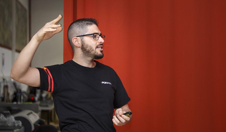 Guillermo Martínez, de PDL Space, en la Universidad Nebrija