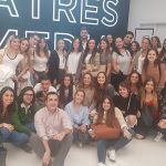 Simulación de rueda de prensa en Atresmedia