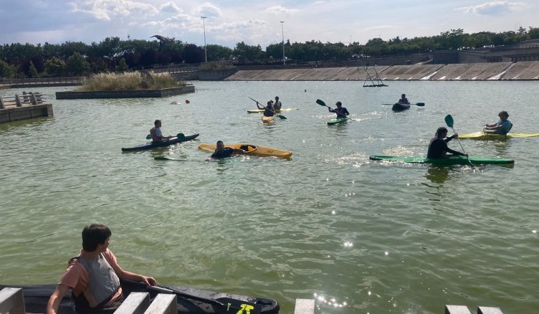 piragüismo con el Club de Aventura