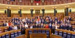 Participantes del Nebrija MUN en el Congreso de los Diputados