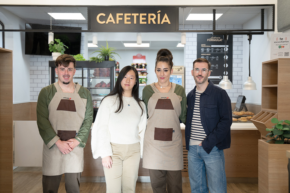 uniforme cafeterías