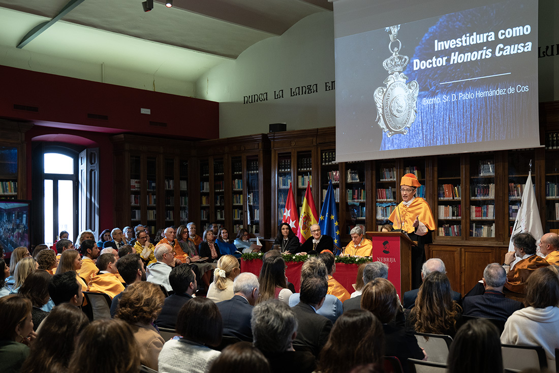 Honoris causa Hernández de Cos