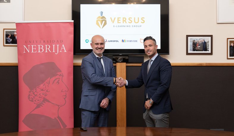 La Universidad Nebrija y Versus E-Learning Group se alían para la formación de opositores