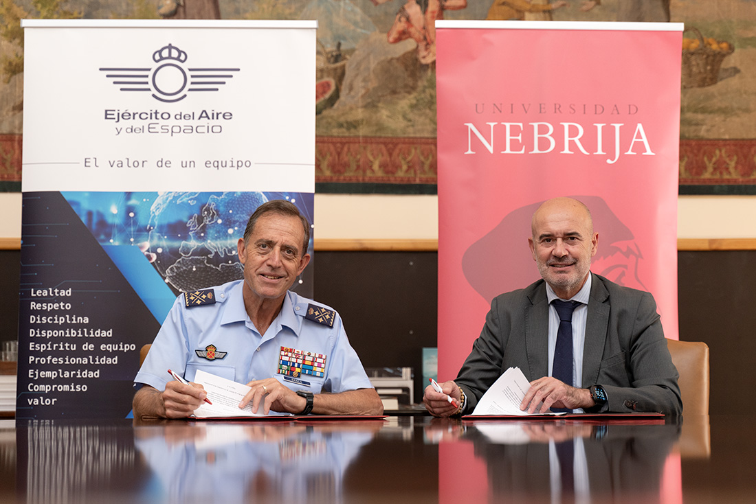 convenio Nebrija y Ejército del Aire