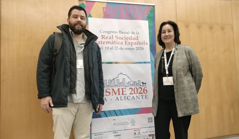 Pilar Vélez y Raúl Felipe Sosa presentan sus investigaciones en el Congreso Bienal RSME