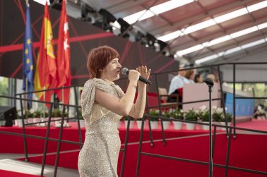 La alumna Uliana Tarnopolska, actriz en Sospechosos huídas