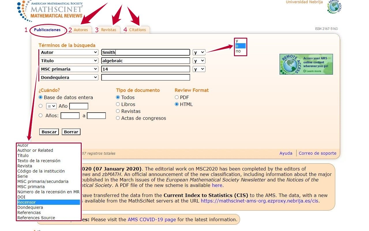 MathScinet: un recurso imprescindible para el estudio de las ...