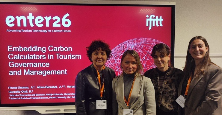 Presentation of the paper “Embedding Carbon Calculators in Tourism Governance and Management”