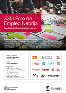 23rd Nebrija Employment Forum, Communication and Art School